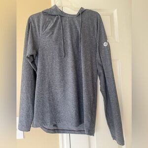 Rhone Heather Gray Pullover Hoodie with Utah Jazz Logo